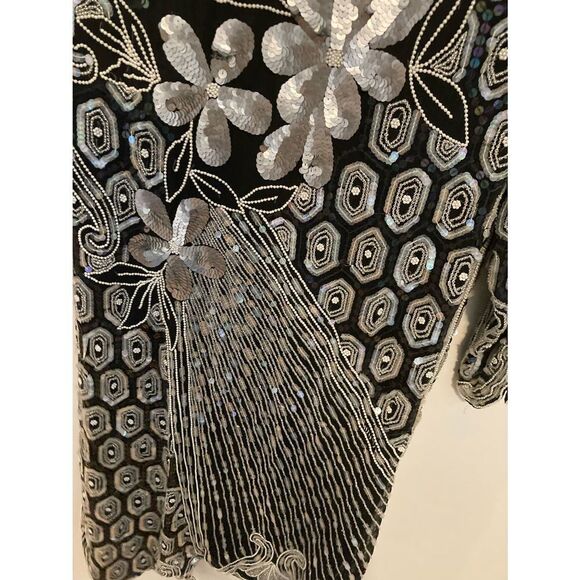 20s‎ style sequin Beaded Dress Gatsby Party style - Picture 5 of 8